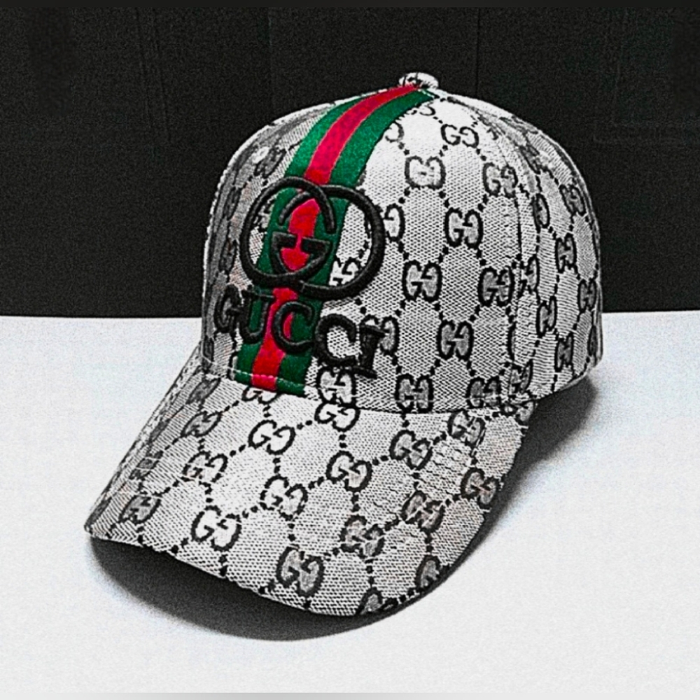 Gucci Original Monogram Gray Supreme Canvas Hat - Picture 12 of 13